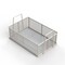Anysizebasket Rectangular Wire Mesh Basket: 18Lx12Wx6H, 304 SS, 5/16 Rod Frame, Stacking Handles, Mesh: 2 x .063 TMT-180120060-A02S - alternate 1